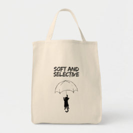Bolso De Tela Soft and Selective - Cat Tote Bag Editable Quote