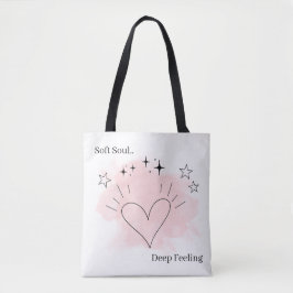 Bolso De Tela Soft Soul Deep Feeling Personalized Tote Bag
