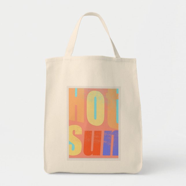 Bolso De Tela Sol caliente (Frente)