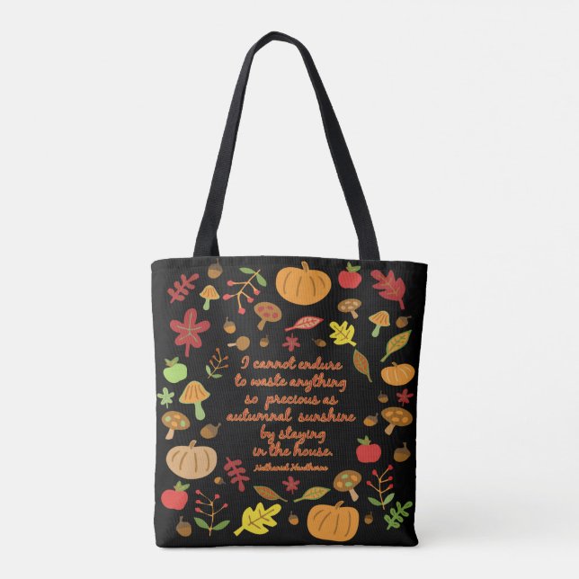 Bolso De Tela Sol de Otoño (Reverso)