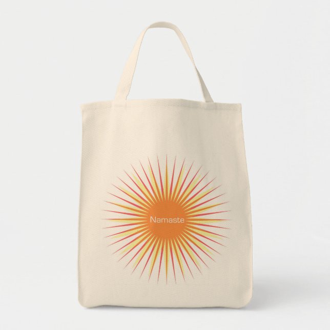 Bolso De Tela sol del namaste (Frente)