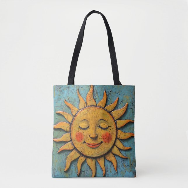 Bolso De Tela Sol Folksy (Anverso)