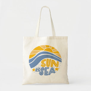 Bolso De Tela Sol, Mar y Playa de Verano