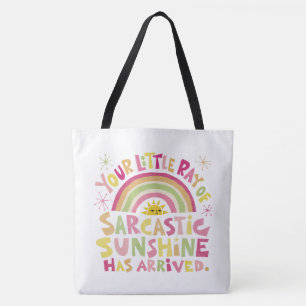 Bolso De Tela Sol Radiante Sarcástico