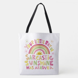 Bolso De Tela Sol Radiante Sarcástico