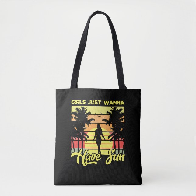 Bolso De Tela Sol tropical (Anverso)