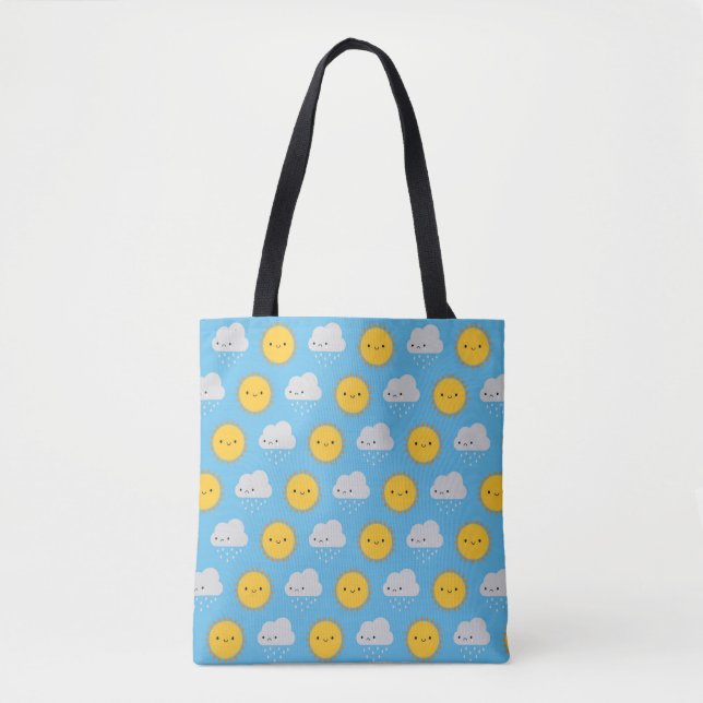 Bolso De Tela Sol y lluvia Kawaii (Anverso)