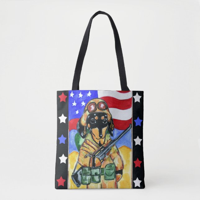 Bolso De Tela Soldado Doxie (Anverso)