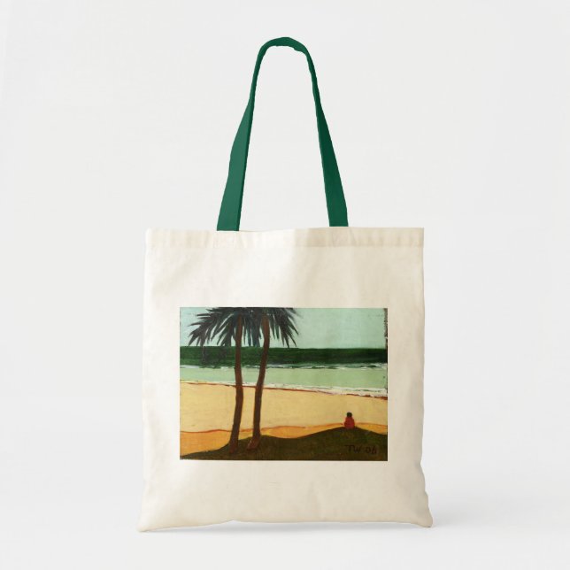 Bolso De Tela Soledad 2006 de la playa (Frente)