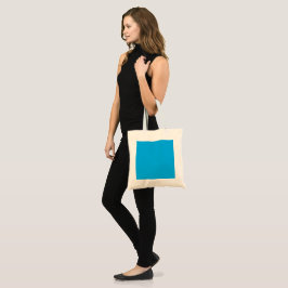 Bolso De Tela Solid Cyan Blue Background | Summer Minimal Style