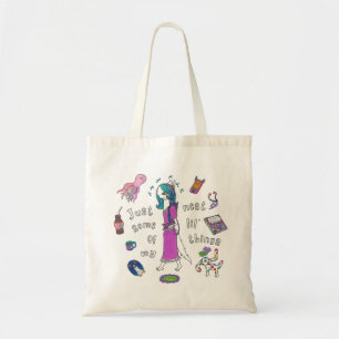 Bolso De Tela "Sólo algunas de mis pequeñas cositas"