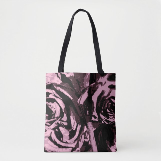 Bolso De Tela Sólo algunas rosas (Anverso)