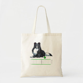 Bolso De Tela Solo arroja la frontera con el amor animal del per