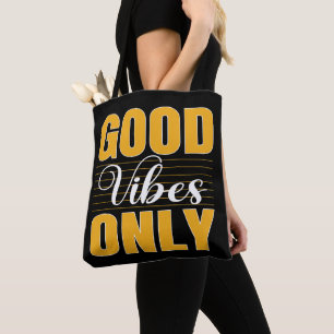 Bolso De Tela Sólo buenas vibraciones
