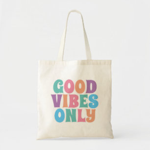 Bolso De Tela Sólo Buenas Vibraciones