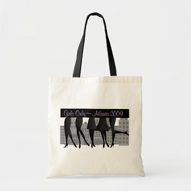 Bolso De Tela Sólo chicas versión 2 (Frente)