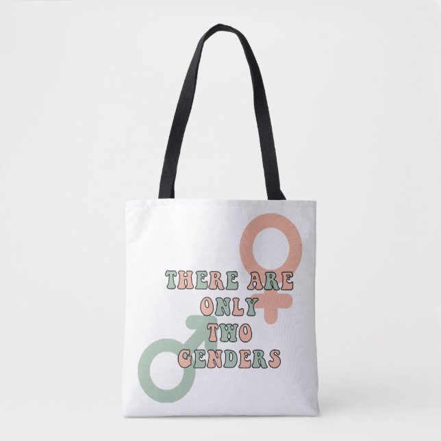 Bolso De Tela Sólo Hay Dos Géneros (Anverso)