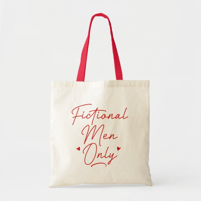 Bolso De Tela Solo hombres ficticios (Frente)