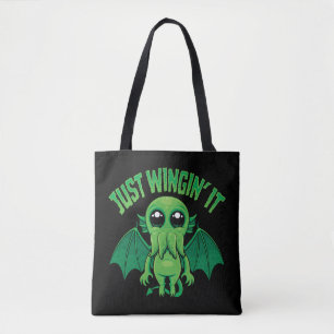 Bolso De Tela Solo improvisando adorable Cthulhu Kawaii