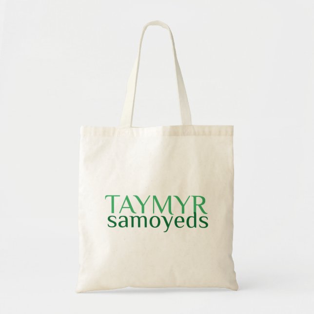 Bolso De Tela Solo letra de Taymyr Samoyeds (Frente)