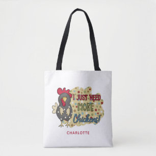 Bolso De Tela Solo necesito más nombres de granja de pollo
