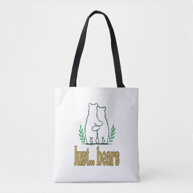 Bolso De Tela solo osos (Anverso)