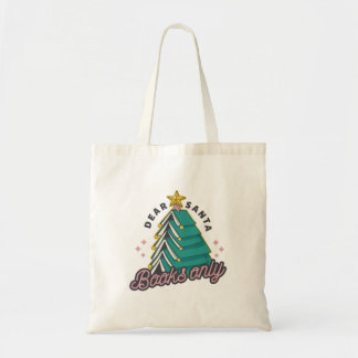 Bolso De Tela Solo para los libros de Papá Noel