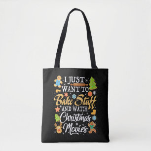 Bolso De Tela Solo Quiero Hacer Cosas Y Ver Navidades