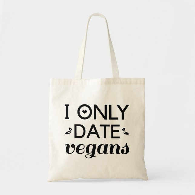 Bolso De Tela Solo salgo con los Vegetales (Frente)