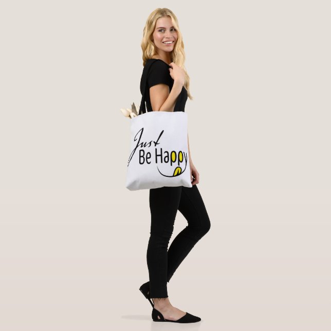 Bolso De Tela Solo sé feliz (Puesto)