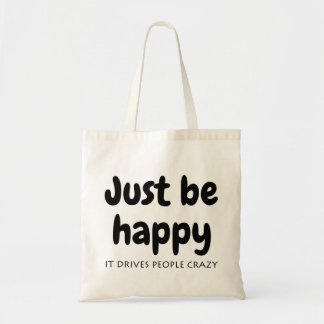 Bolso De Tela solo sé feliz (1)