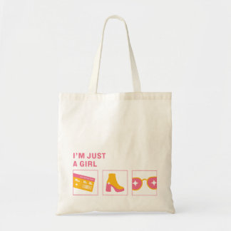 Bolso De Tela Solo soy un Chica Tote Bag