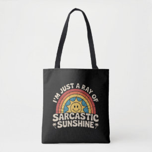 Bolso De Tela Solo soy un rayo de humor sarcástico Sol Sarcasmo