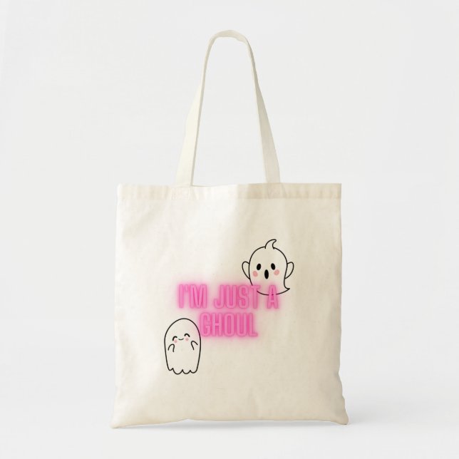 Bolso De Tela "Solo soy una chica" Tote Bag (Frente)