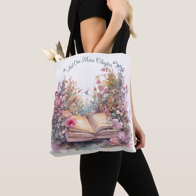 Bolso De Tela Sólo un capítulo más - Amante de los libros  (Detalle)