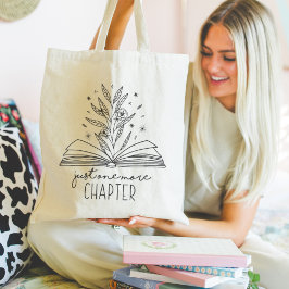 Bolso De Tela Sólo un capítulo más de un libro floral florecient