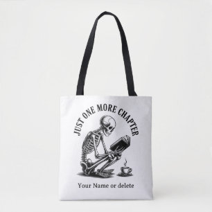 Bolso De Tela Solo un capítulo más - Halloween del "Book Lover"