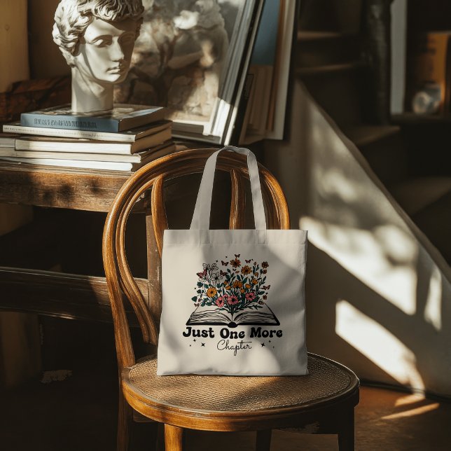 Bolso De Tela Sólo un capítulo más libro floral (Subido por el creador)