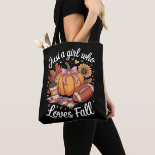 Bolso De Tela Solo un Chica que ama a la caída