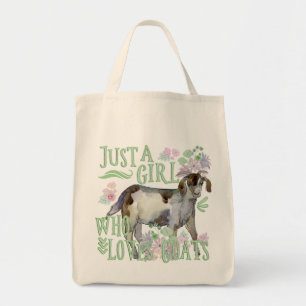 Bolso De Tela Sólo un Chica que ama a las cabras