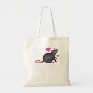 Bolso De Tela Solo un Chica que ama a los dueños de los roedores