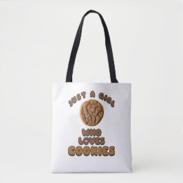 Bolso De Tela Solo un chica que ama las cookies