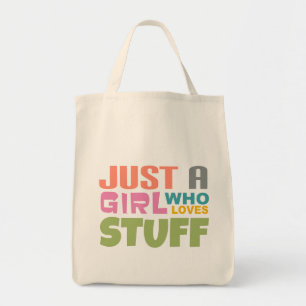 Bolso De Tela Sólo un chica que ama las cosas