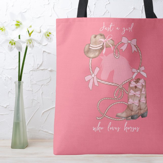 Bolso De Tela Sólo un Chica que ama los caballos, Coquette, Rode (Subido por el creador)