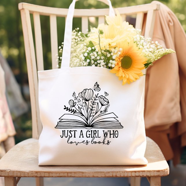 Bolso De Tela Sólo un Chica que ama los libros (Subido por el creador)