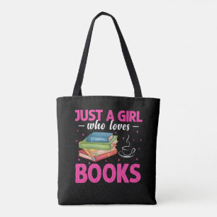 Bolso De Tela Sólo un Chica que ama los libros