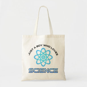 Bolso De Tela Solo un chico que ama la ciencia