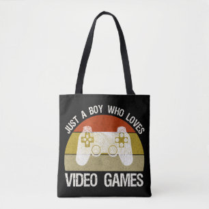Bolso De Tela Solo un chico que ama los videojuegos