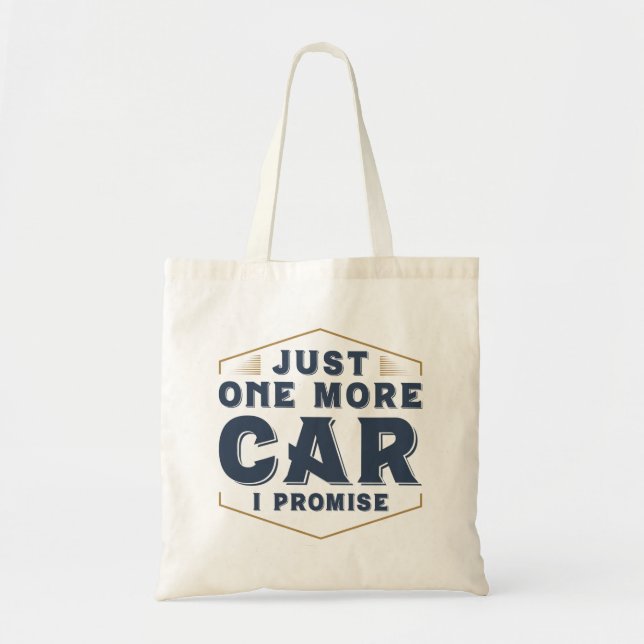Bolso De Tela Solo un coche más (Frente)