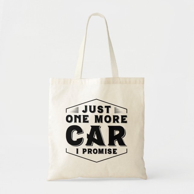 Bolso De Tela Solo un coche más (Frente)